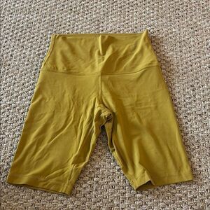 lululemon athletica Yellow Athletic Shorts
